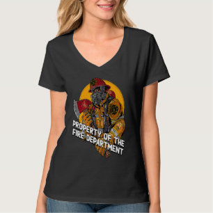 Property Fire Department Firefighter Professional T-Shirt