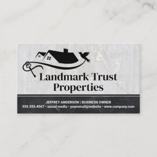 Property Homes Dove and Key Marble Business Card
