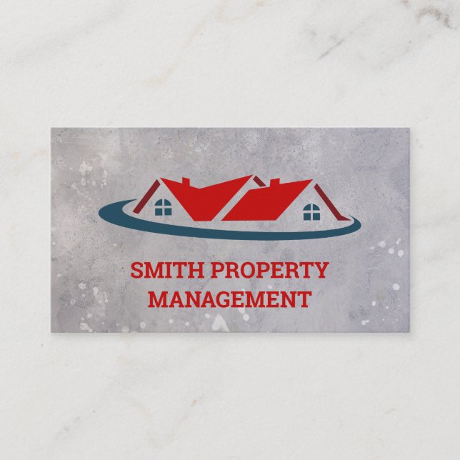Property Management | Mortgage House Real Estate Appointment Card (Front)