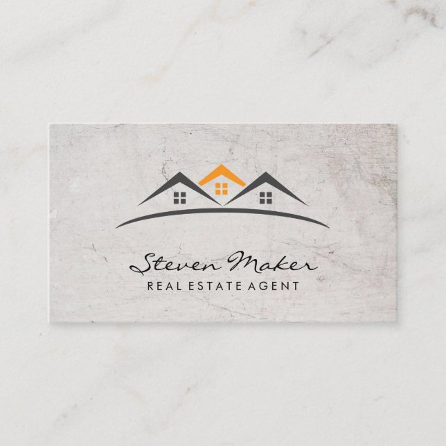 Property Management | Realtor Agent Business Card (Front)