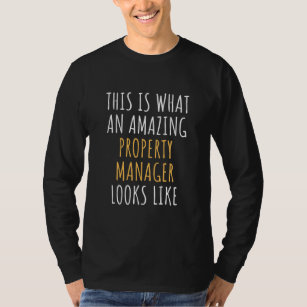 PROPERTY MANAGER Funny Job Title Profession T-Shirt