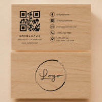 Property Manager Wood Professional QR Code