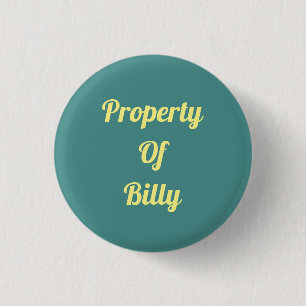 Property Of... 3 Cm Round Badge