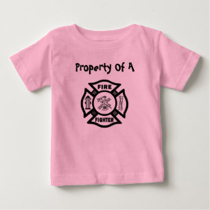 Property of A Firefighter Baby T-Shirt