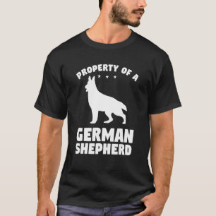 Property Of A German Shepherd Animal Dog T-Shirt