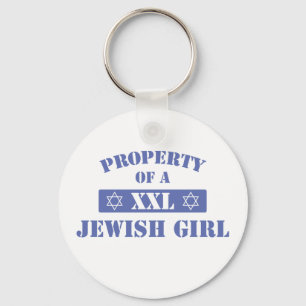 Property Of A Jewish Girl Key Ring
