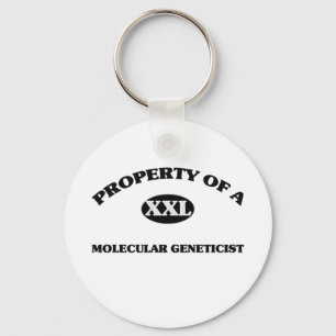 Property of a MOLECULAR GENETICIST Key Ring