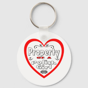Property Of A Polish Girl Key Ring