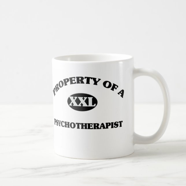 Property of a PSYCHOTHERAPIST Coffee Mug (Right)