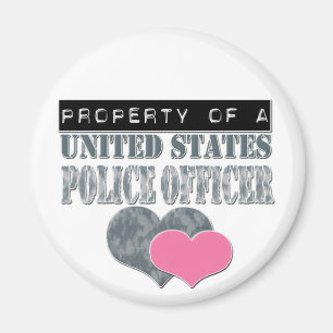 Property Of A United States Police Officer Magnet