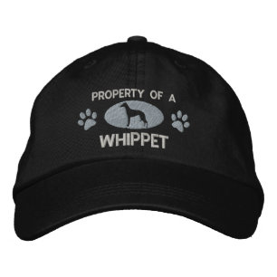 Property of a Whippet Embroidered Hat
