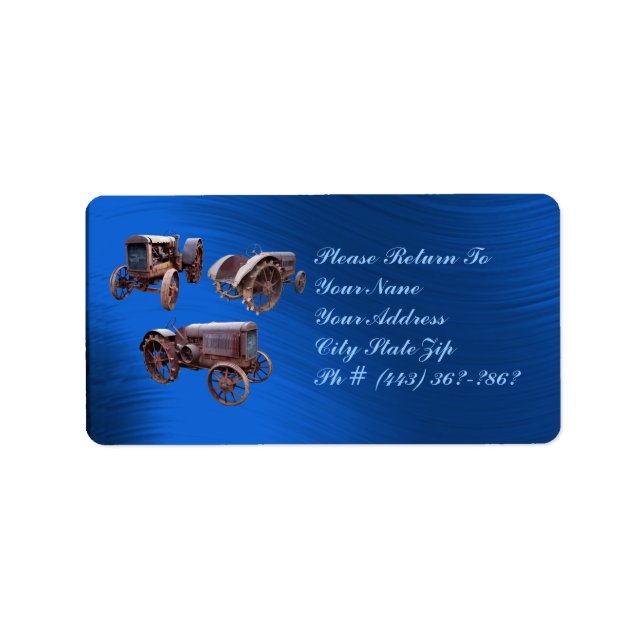 PROPERTY OF-ADDRESS LABEL (Front)