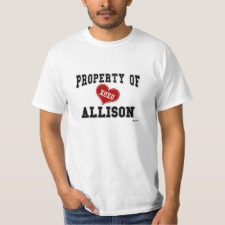 Property of Allison T-Shirt
