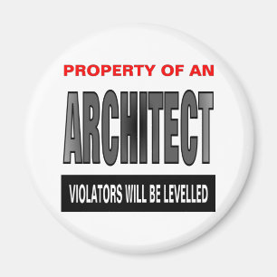 Property Of An Architect Magnet