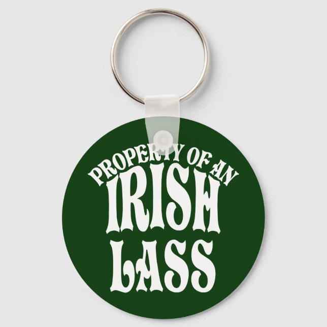 Property of an Irish Lass Key Ring (Front)