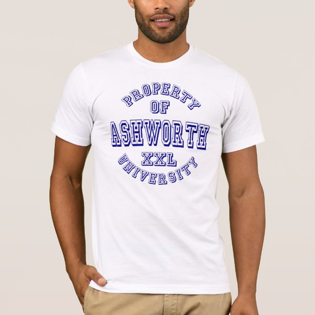 Property of Ashworth University T-Shirt (Front)