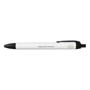 Property of Bill Corporation Minimalist Black Ink Pen