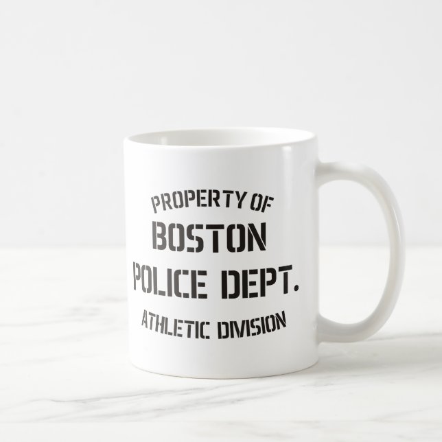 Property Of Boston Police Dept Coffee Mug (Right)