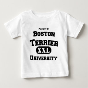 Property of Boston Terrier University Baby T-Shirt