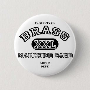 Property of Brass 6 Cm Round Badge