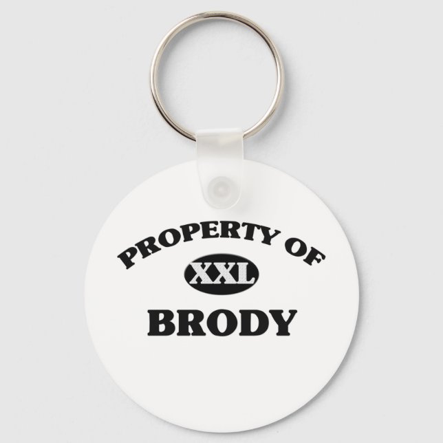 Property of BRODY Key Ring (Front)