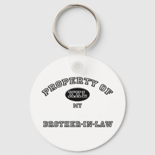 Property of Brother-in-Law Key Ring
