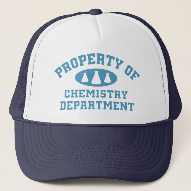 Property Of Chemistry Department (blue) Cap (Front)