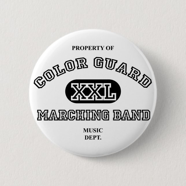 Property of Colorguard 6 Cm Round Badge (Front)