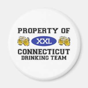 Property of Connecticut Drinking Team Magnet