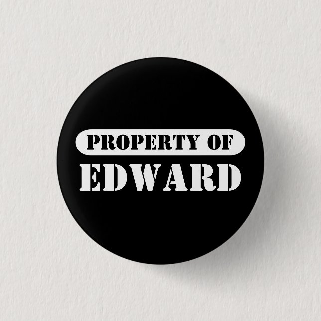 Property of Edward Button (Front)