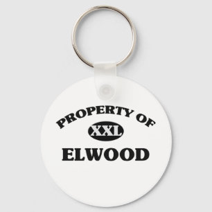 Property of ELWOOD Key Ring