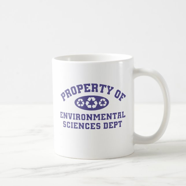 Property Of Environmental Sciences (purple) Coffee Mug (Right)