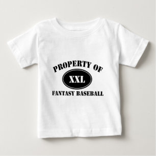 Property of Fantasy Baseball Baby T-Shirt