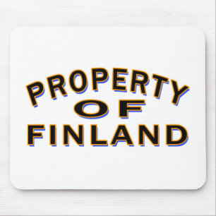 Property Of Finland Mouse Mat