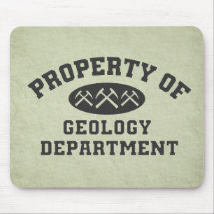 Property Of Geology Department Mouse Mat