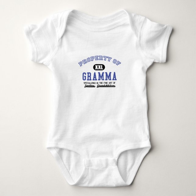 Property of Gramma Baby Bodysuit (Front)