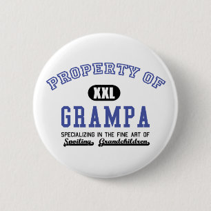 Property of Grampa 6 Cm Round Badge