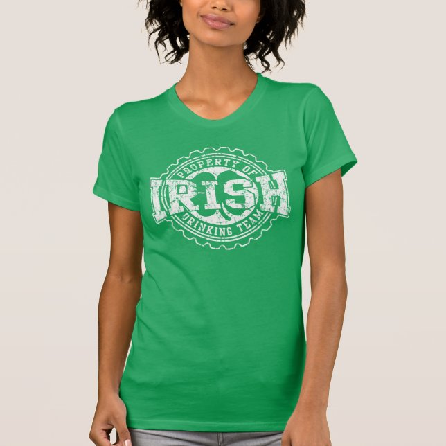 Property of Irish Drinking Team T-Shirt (Front)