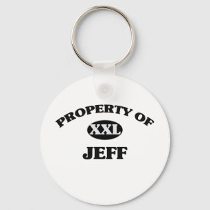 Property of JEFF Key Ring