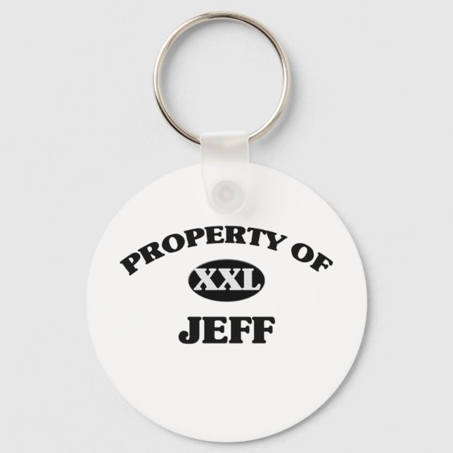Property of JEFF Key Ring (Front)