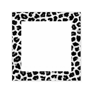 Property of leopard print fur skin animal chic self-inking stamp