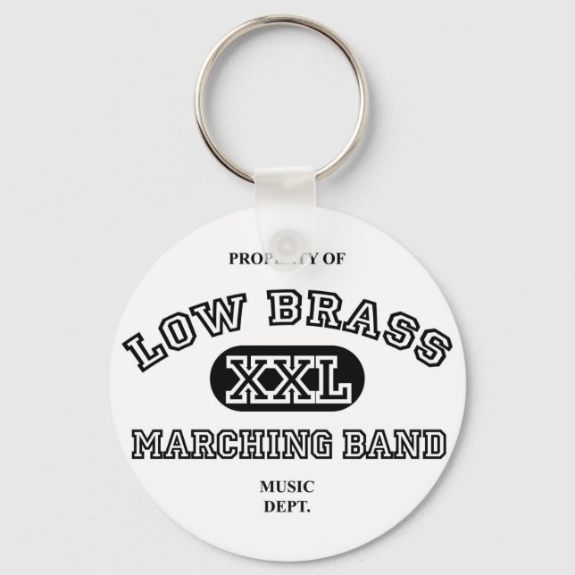Property of Low Brass Key Ring (Front)