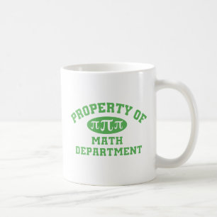 Property Of Math Department (green) Coffee Mug