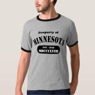 Property of Minnesota - black text T-Shirt