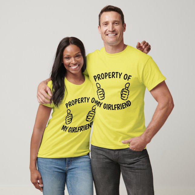 PROPERTY OF MY GIRLFRIEND T-shirts (Unisex)
