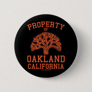 Property of Oakland 6 Cm Round Badge