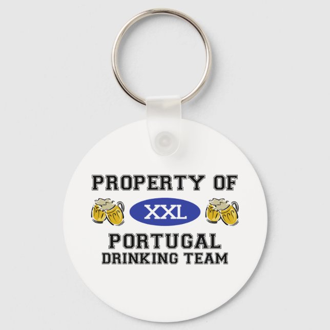 Property of Portugal Drinking Team Key Ring (Front)