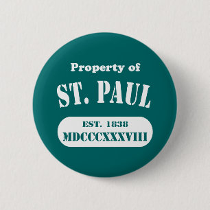 Property of St. Paul 6 Cm Round Badge