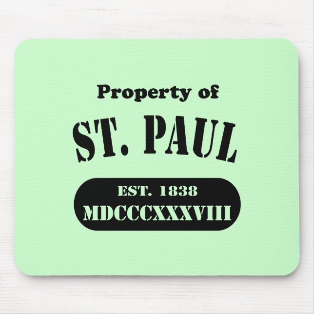 Property of St. Paul Mouse Mat (Front)