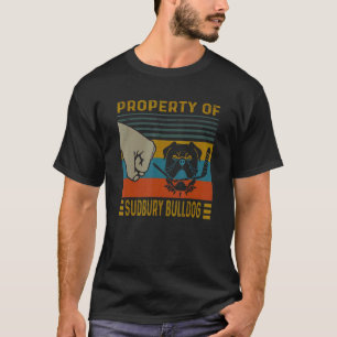 Property Of Sudbury Bulldog Funny T-Shirt